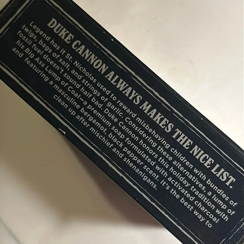 Duke Cannon Xmas Soap